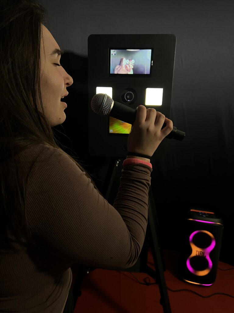 borne karaoke photo et video 